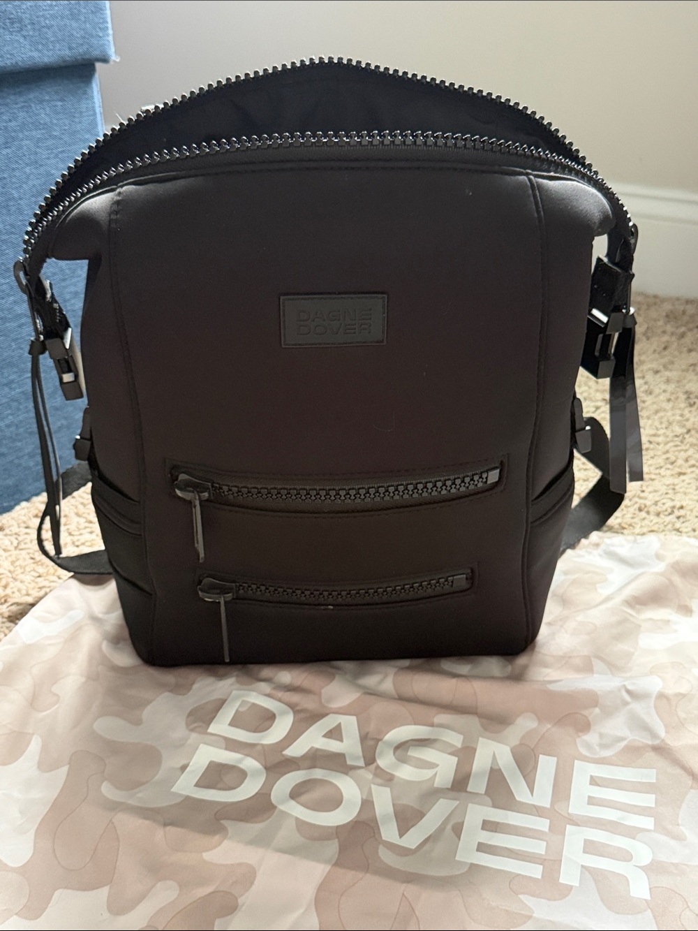 Dagne Dover Black Compact backpack Baby Bag